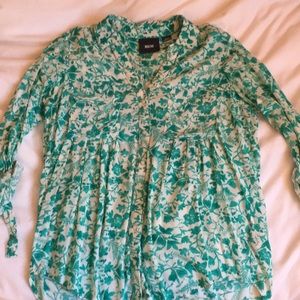 Anthropologie 3/4 blouse